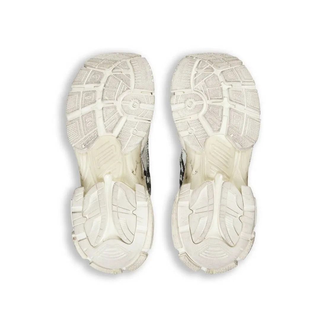 Balenciaga o1w1db10425 Runner Graffiti Sneakers in White Size US 12 / IT 42 - 6 Thumbnail