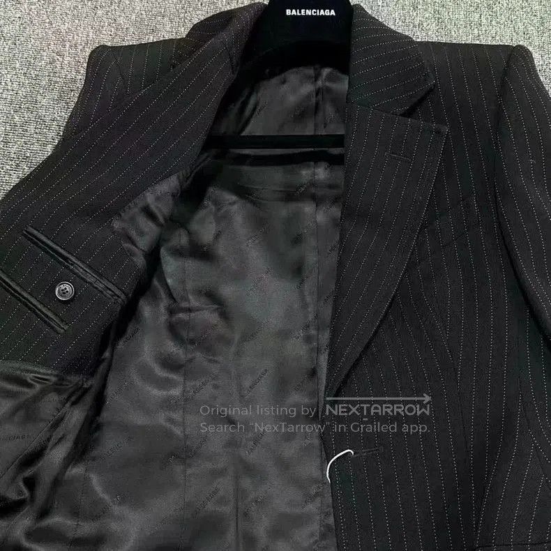 Balenciaga Balenciaga SS23 Striped Blazer. Size US XS / EU 42 / 0 - 5 Thumbnail