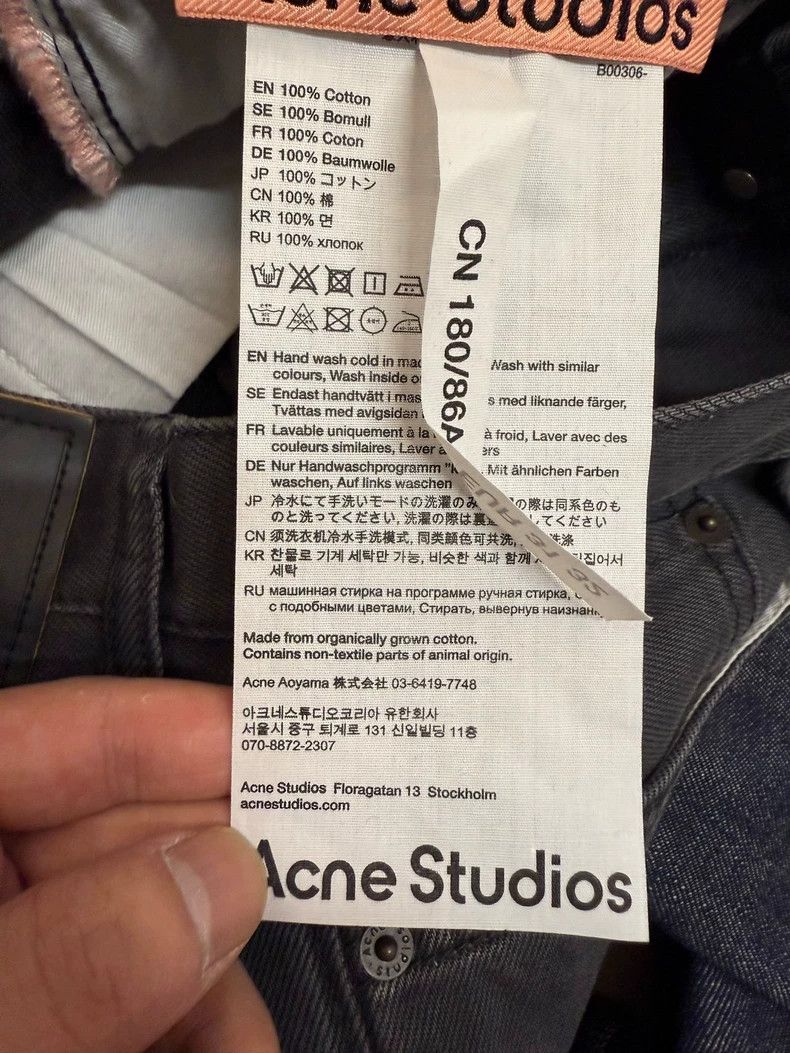 Acne Studios acne studios Dark grey wash jeans 2502-Nextarrow Size US 32 / EU 48 - 5 Thumbnail