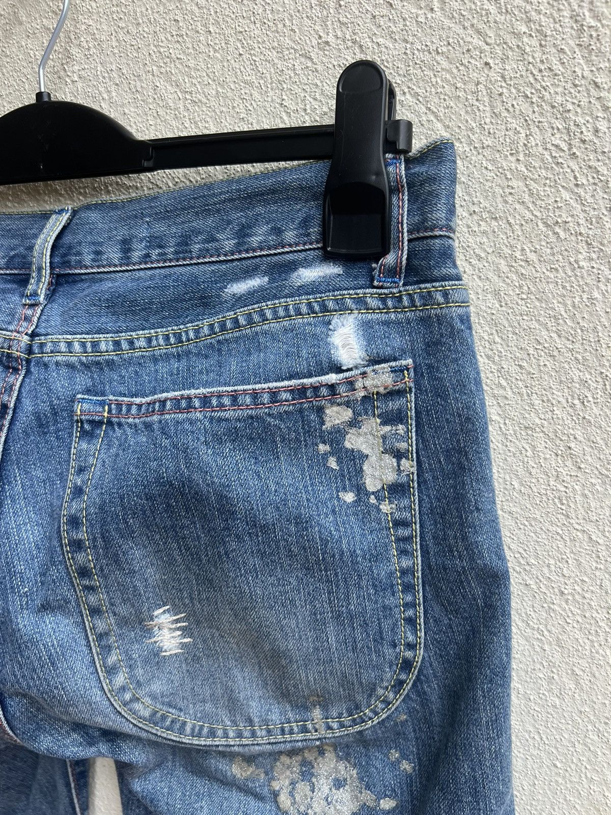 Tsumori Chisato Tsumori Chisato Distressed Denim Painter Short Pant Size US 30 / EU 46 - 16 Thumbnail