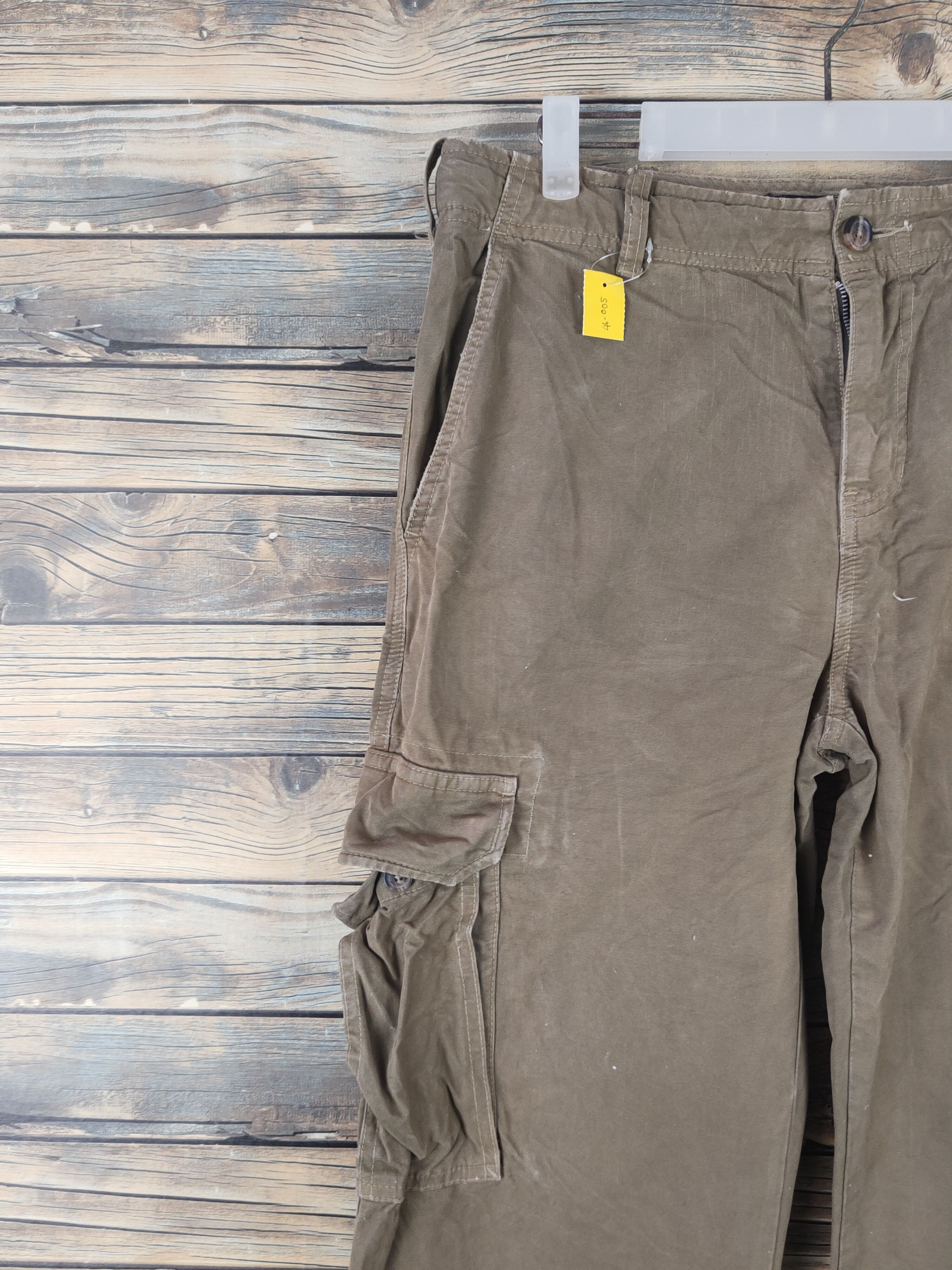 Tommy Hilfiger DL Tommy Hilfiger Brown Multipocket Cargo Pants #46-005 Size US 32 / EU 48 - 3 Thumbnail