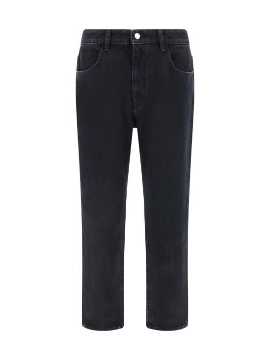 Givenchy GIVENCHY Men Straight Pants BM51GX5YB1 001 BLACK Size US 31 - 1 Thumbnail