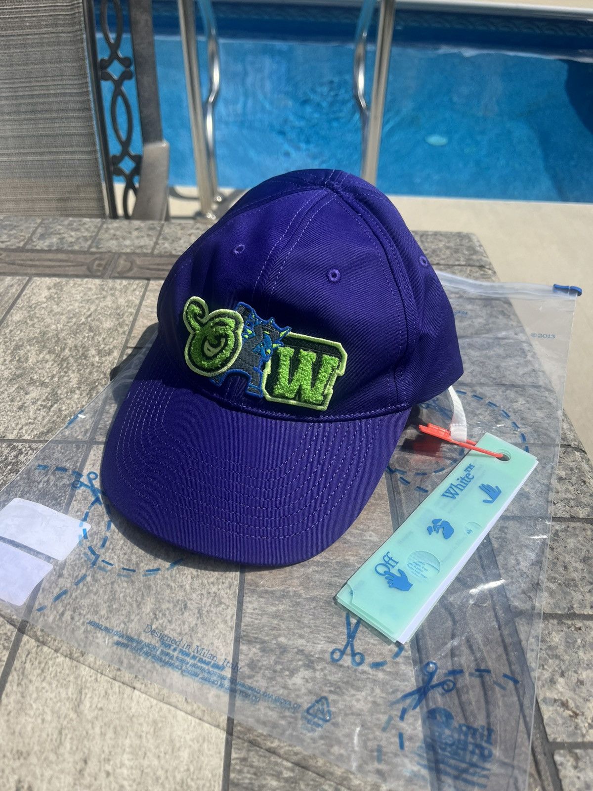 Off-White Off-White Varsity Baseball Hat Purple| With COA Size ONE SIZE - 1 Thumbnail