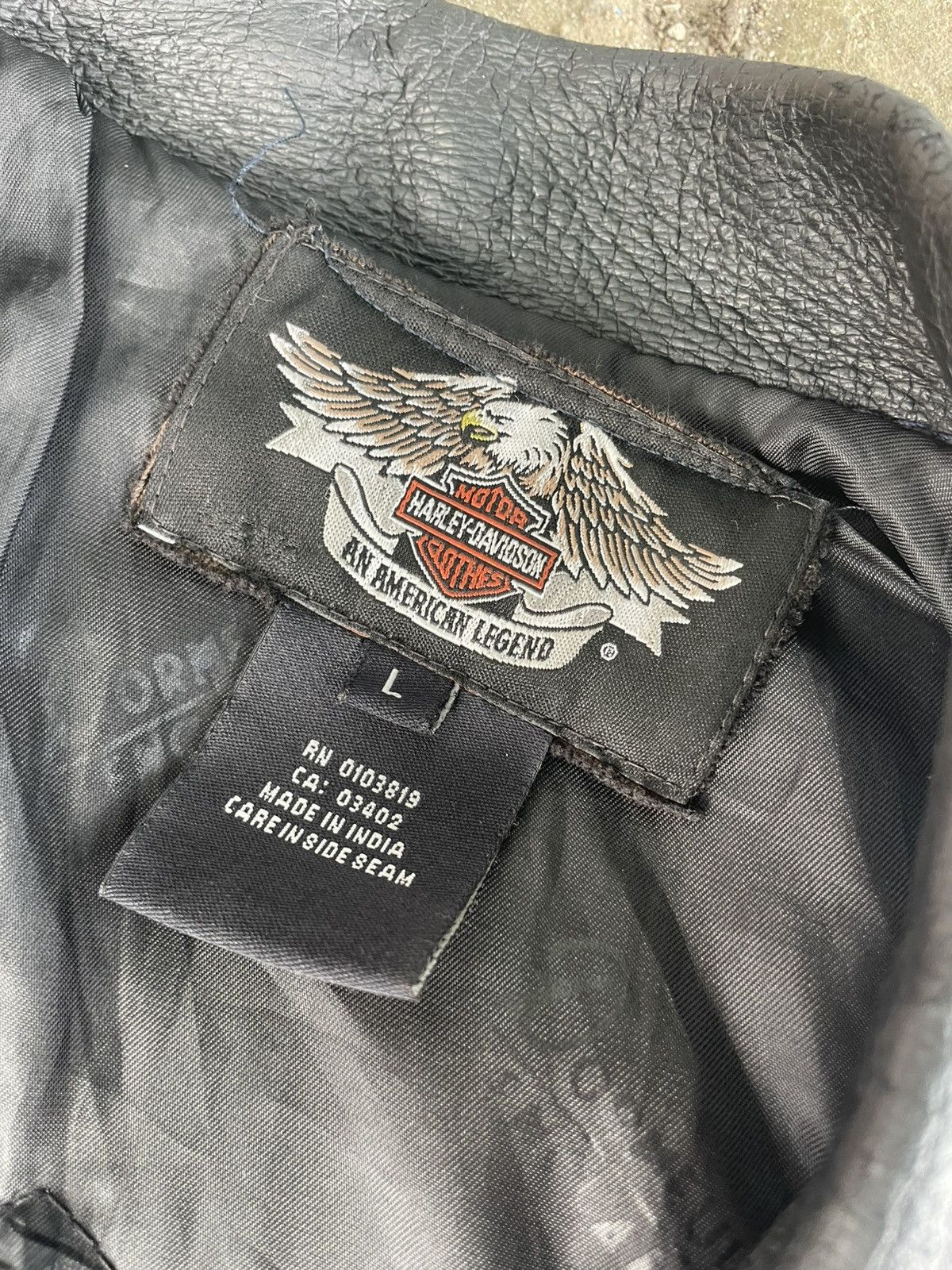 Harley Davidson × Vintage Leather Jacket Harley Davidson Size US XXL / EU 58 / 5 - 3 Thumbnail