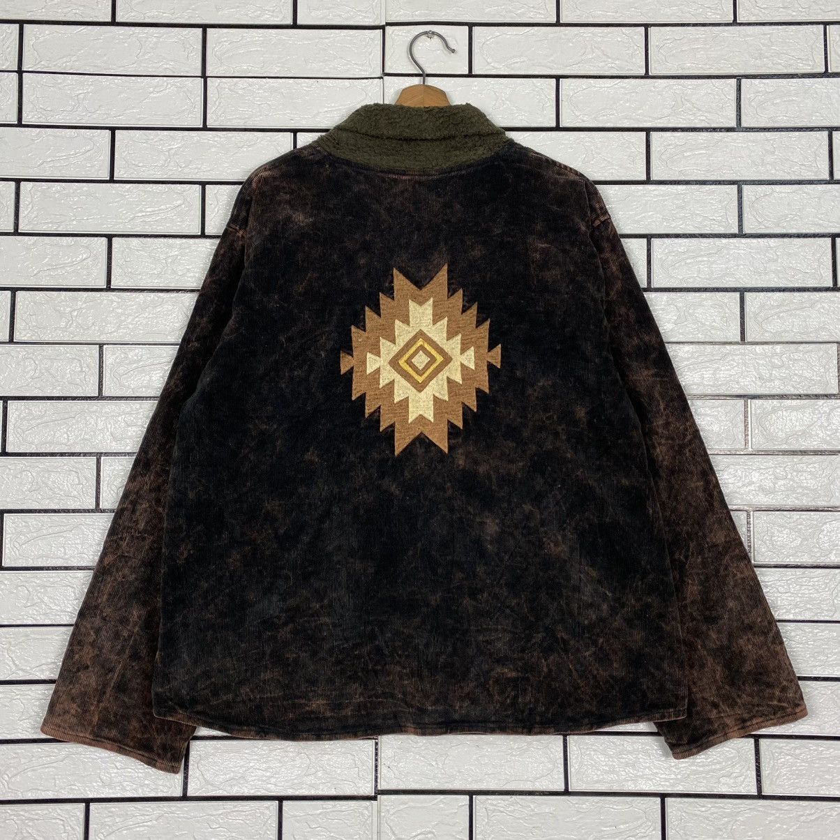 Japanese Brand 🔥VINTAGE BUTTON JACKET CHIMAYO NAVAJO DESIGN BACKHIT Size US M / EU 48-50 / 2 - 1 Thumbnail