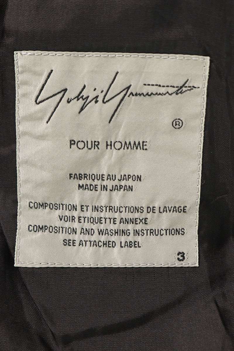 Yohji Yamamoto YOHJI YAMAMOTO POUR HOMME polyester velvet coat Size US L / EU 52-54 / 3 - 3 Thumbnail