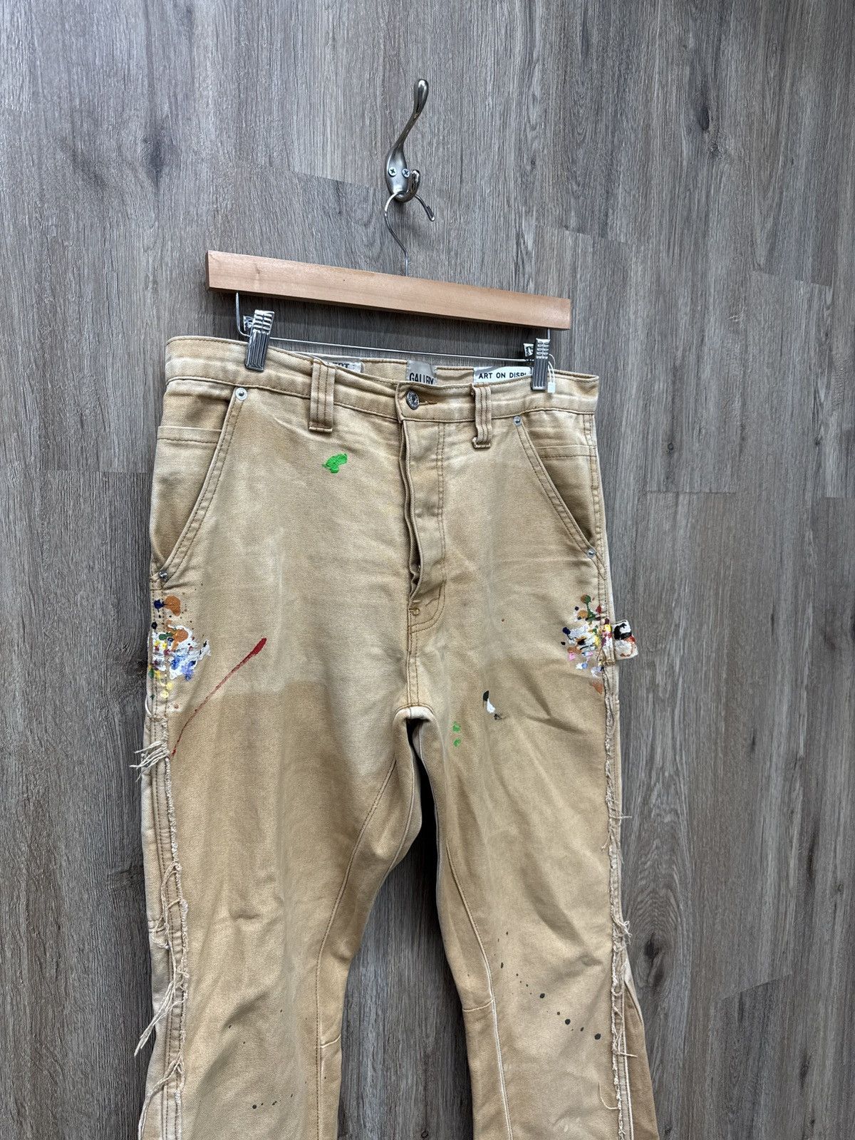 Gallery Dept. Gallery Dept Beige Carpenters Pants Size US 33 - 3 Thumbnail