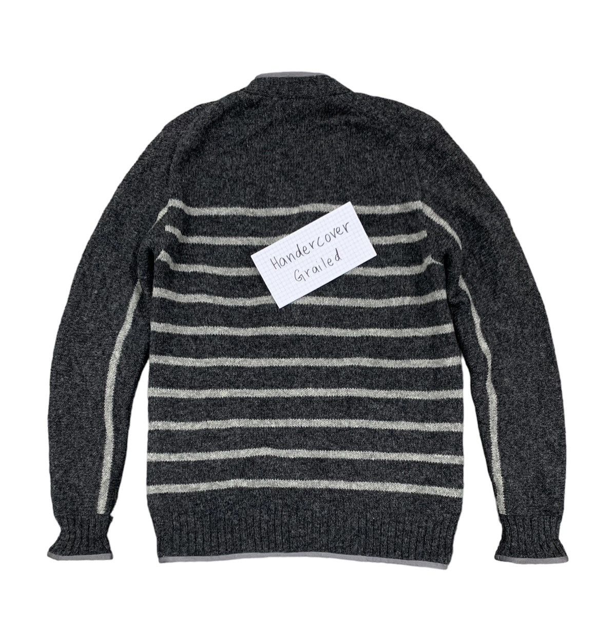 Sacai Sacai Wool Sweater Cardigan Knit Jacket Stripes Pattern Size US M / EU 48-50 / 2 - 5 Thumbnail