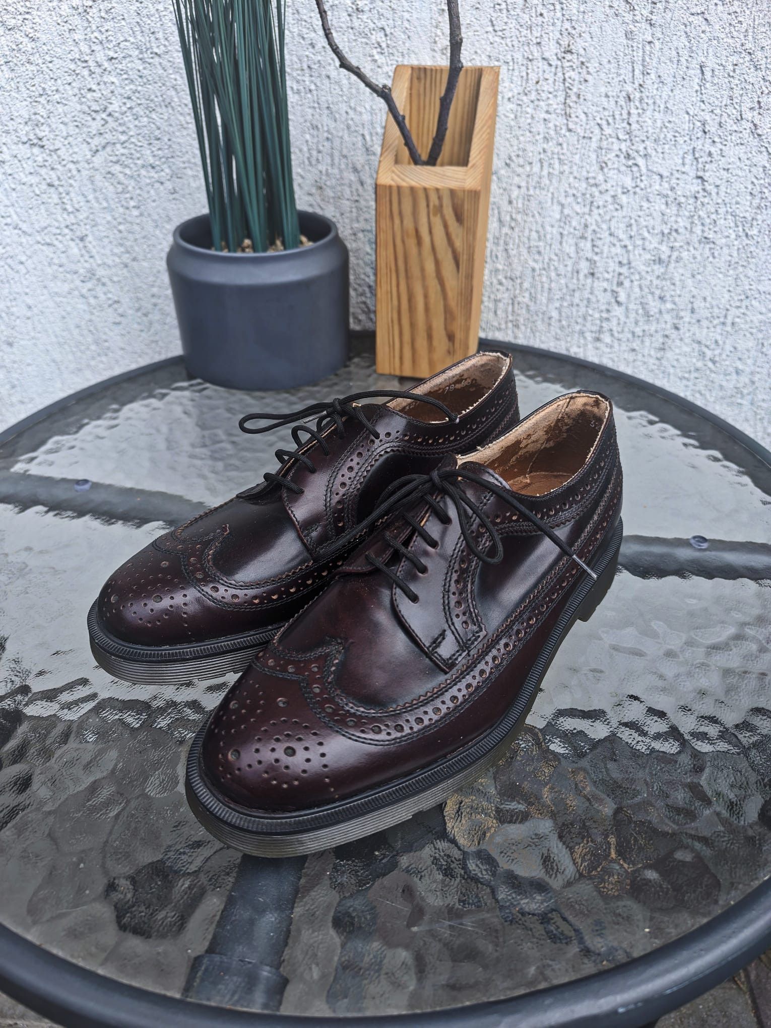 Leather × Seditionaries × Vintage chunky vintage brogue oxford leather shoes erd style Size US 7 / EU 40 - 1 Thumbnail