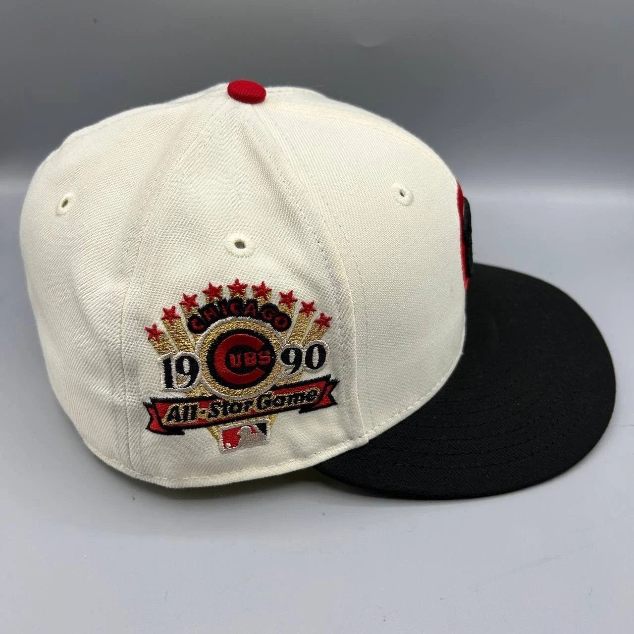 New Era Chicago Cubs Hat Men 7 3/8 59Fifty New Era MLB Fitted Size ONE SIZE - 7 Thumbnail