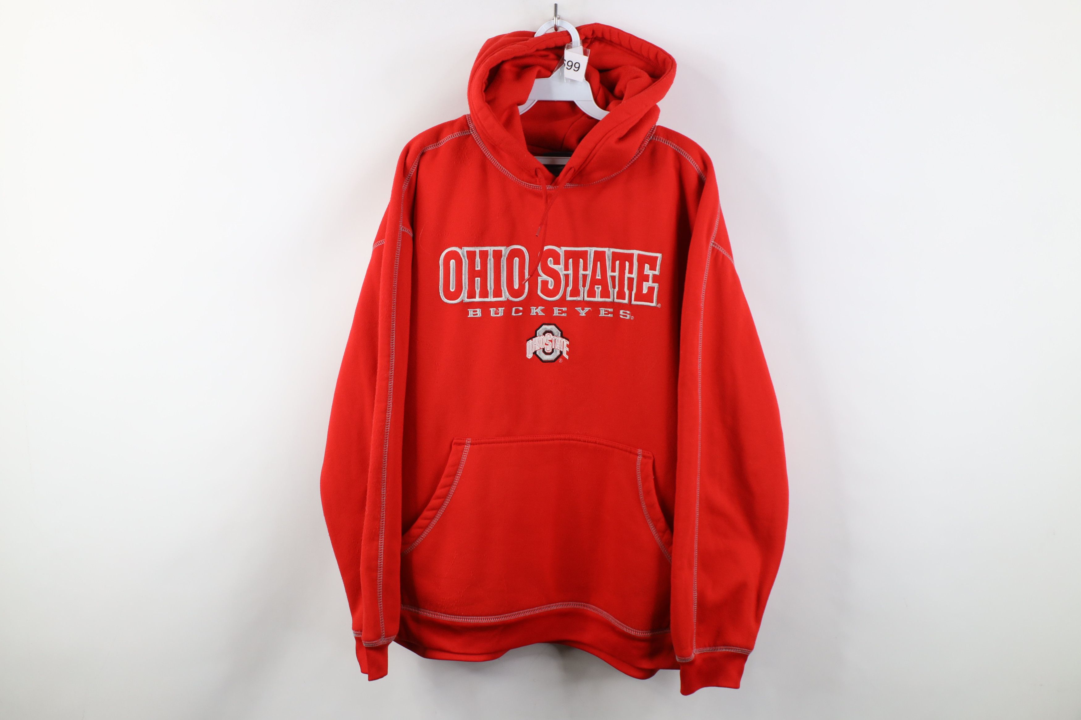 Vintage Vintage Spell Ohio State University Hoodie Sweatshirt Red Size US XL / EU 56 / 4 - 1 Thumbnail