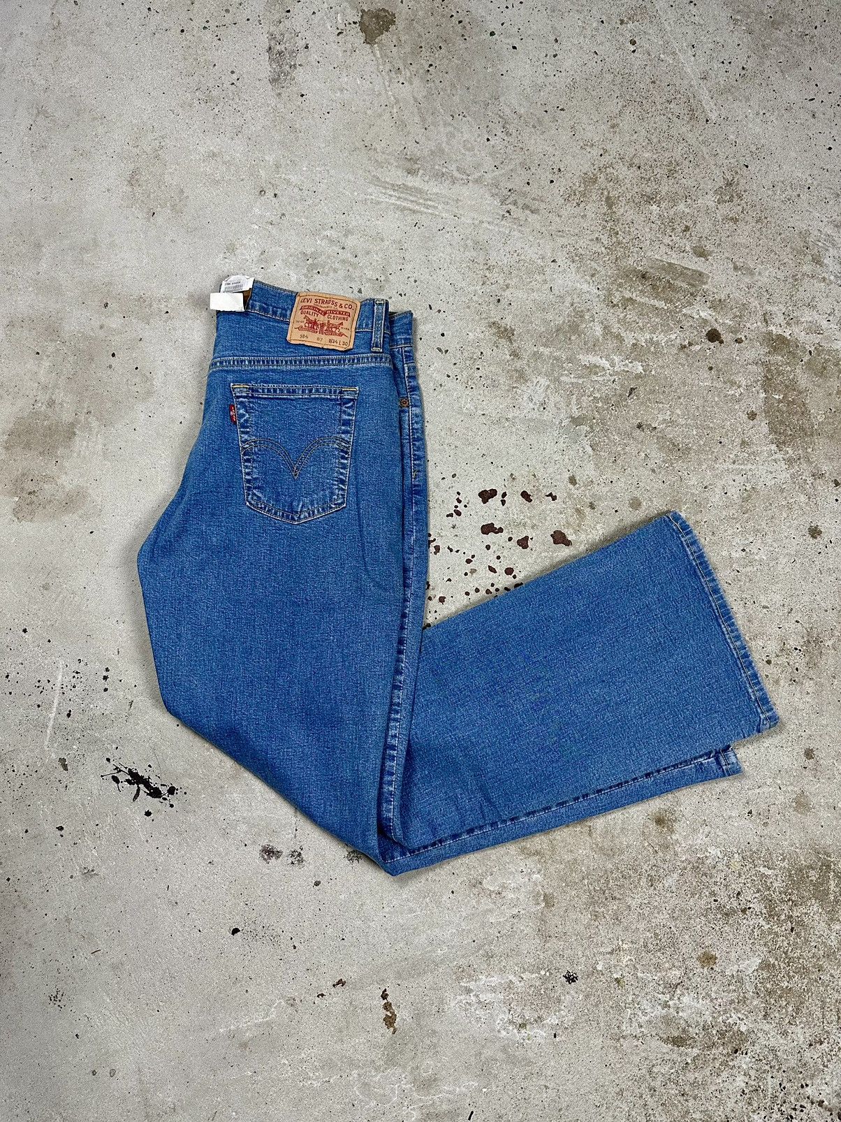 Levi's × Vintage DSWT Vintage 2003 Levi’s 584 Flare Bootcut Denim Pants Jeans Size US 32 / EU 48 - 13 Thumbnail