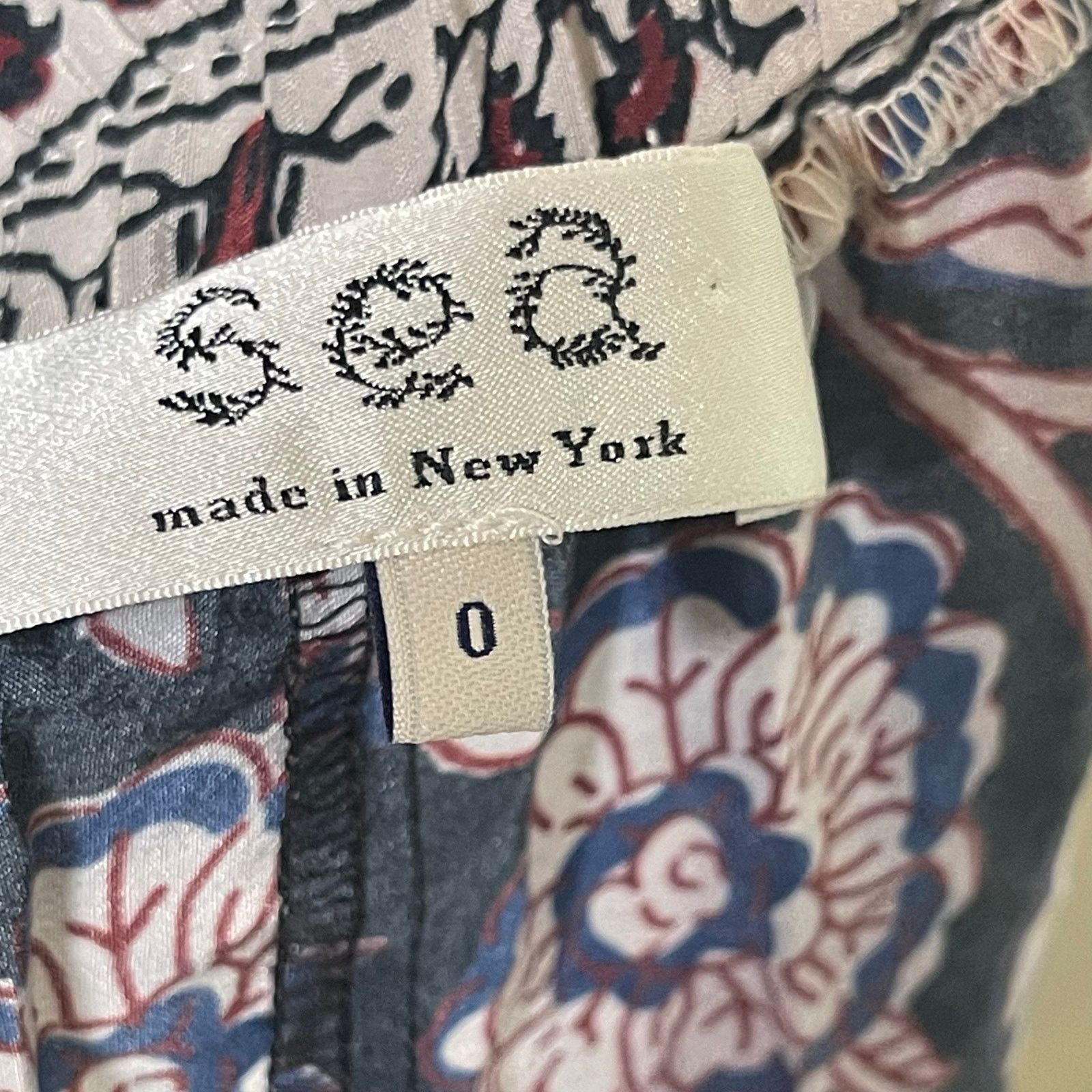 Sea New York Sea New York multicolor floral elastic waist band crop pants Size 25" / US 0 / IT 36 - 5 Thumbnail