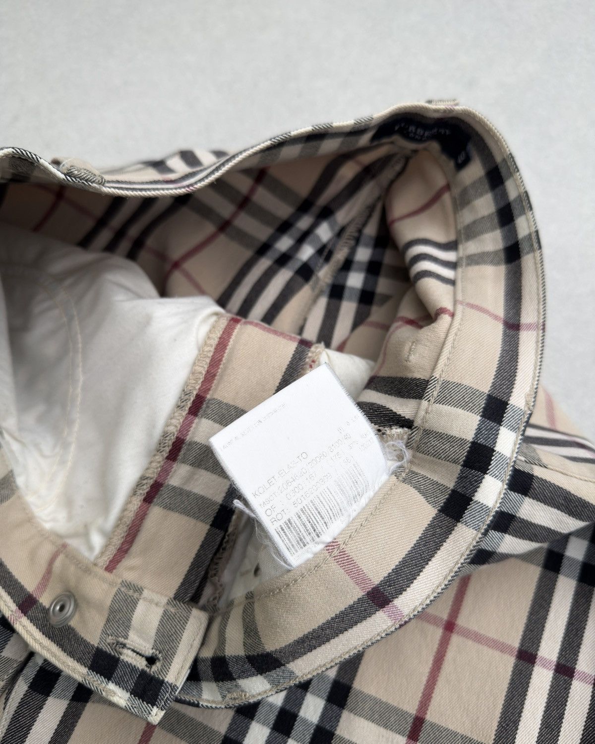 Burberry 2000’s Burberry Nova Check Logo Monogram Flared Jeans Size 28" / US 6 / IT 42 - 12 Thumbnail