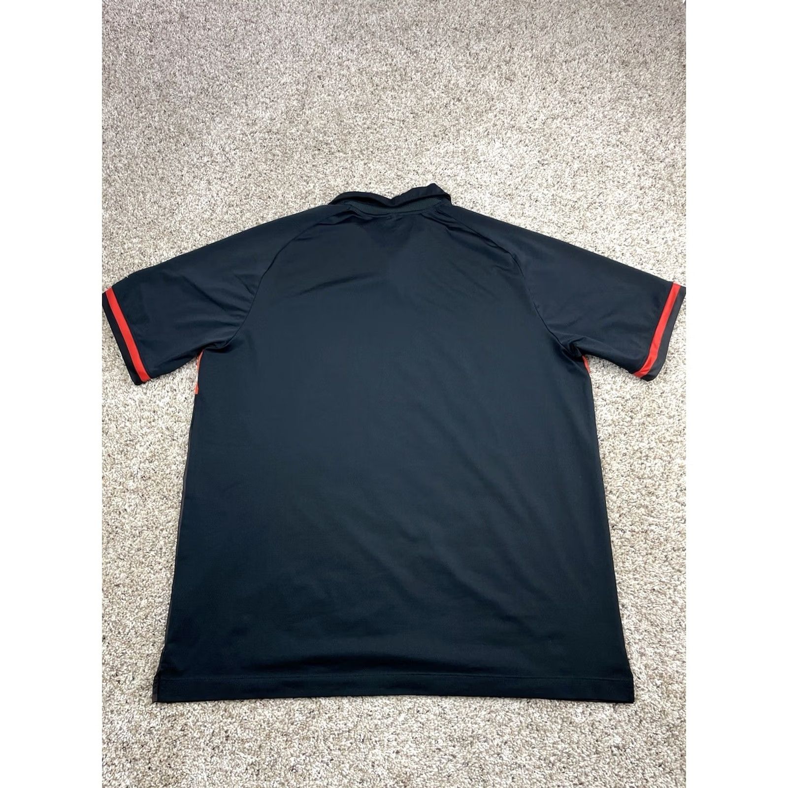 Nike Nike Golf Polo Shirt Medium Mens Black Striped Short Sleeve Tour Performance Polo Size US XXL / EU 58 / 5 - 3 Thumbnail