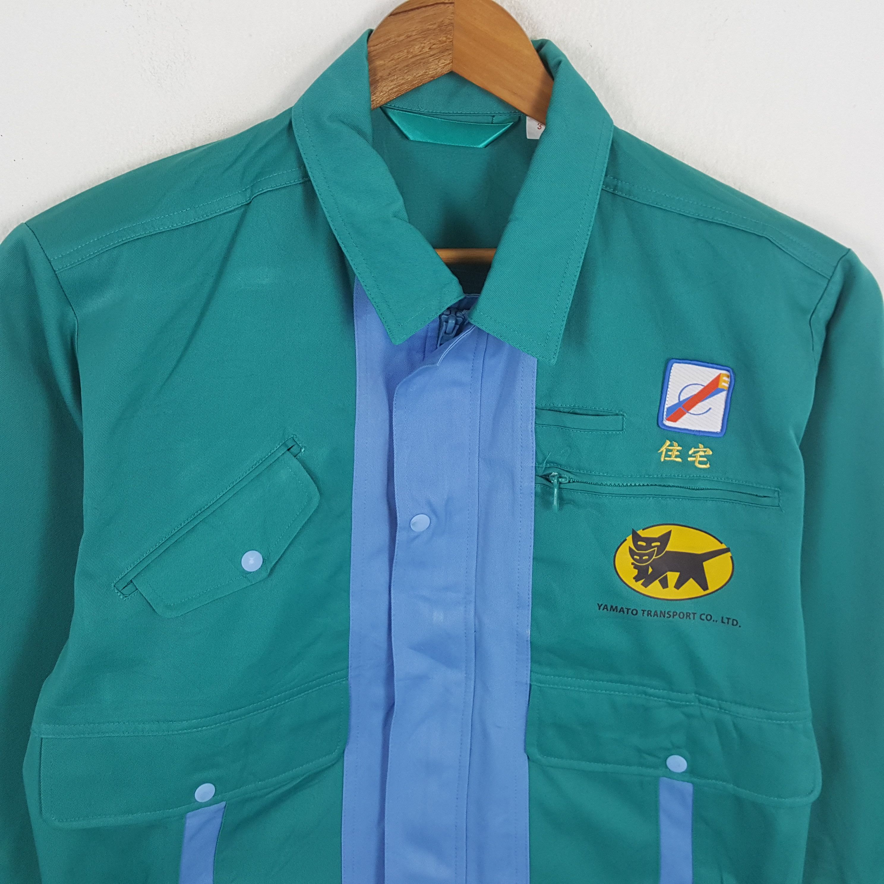 Japanese Brand × Vintage Vintage YAMATO TRANSPORT Japanese Racing Custom Jacket Size US L / EU 52-54 / 3 - 4 Thumbnail