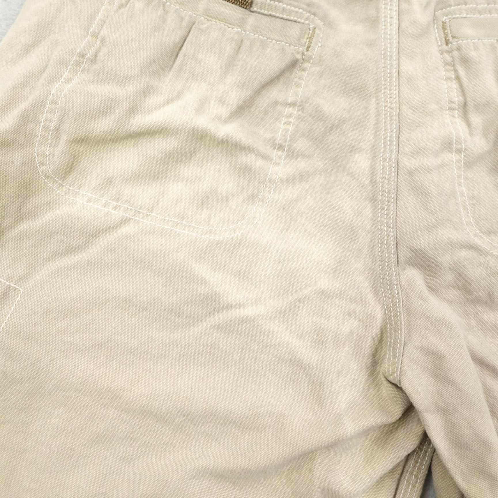 Vintage VINTAGE Mecca Cargo Shorts Mens 32 Khaki Beige Baggy Relaxed 10in Inseam Hip Hop Skater Y2K Men Size US 32 / EU 48 - 6 Thumbnail
