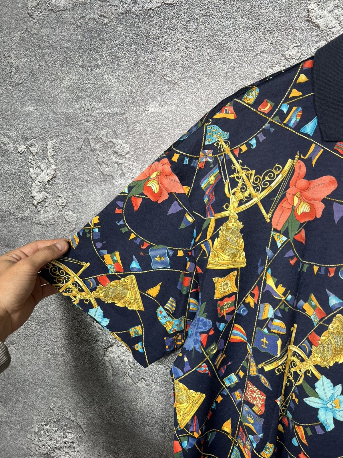 Leonard Paris Vintage Lonard Paris All Over Floral Print Polo Size Xxl Size US XXL / EU 58 / 5 - 5 Thumbnail