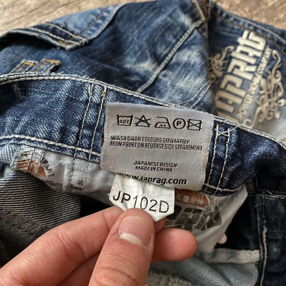 Japanese Brand × Vintage Jeans Japrat Size US 34 / EU 50 - 10 Thumbnail