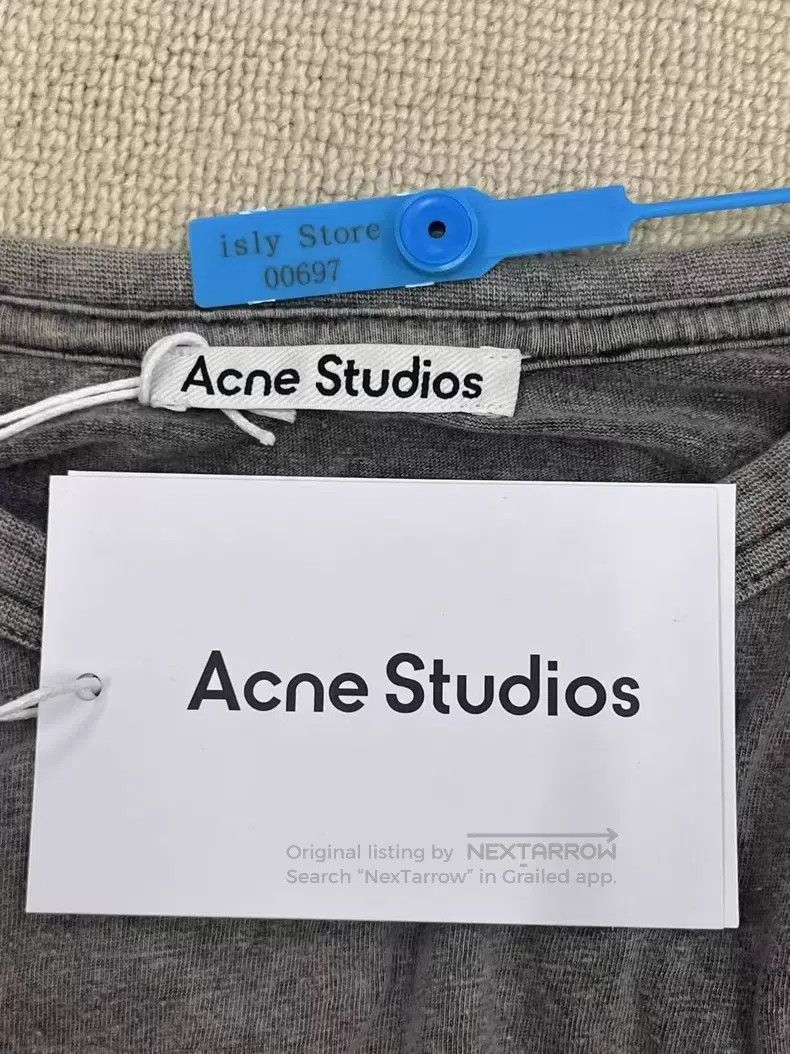 Acne Studios Acne Studios Faded logo crewneck casual short-sleeve T-shi Size US M / EU 48-50 / 2 - 5 Thumbnail