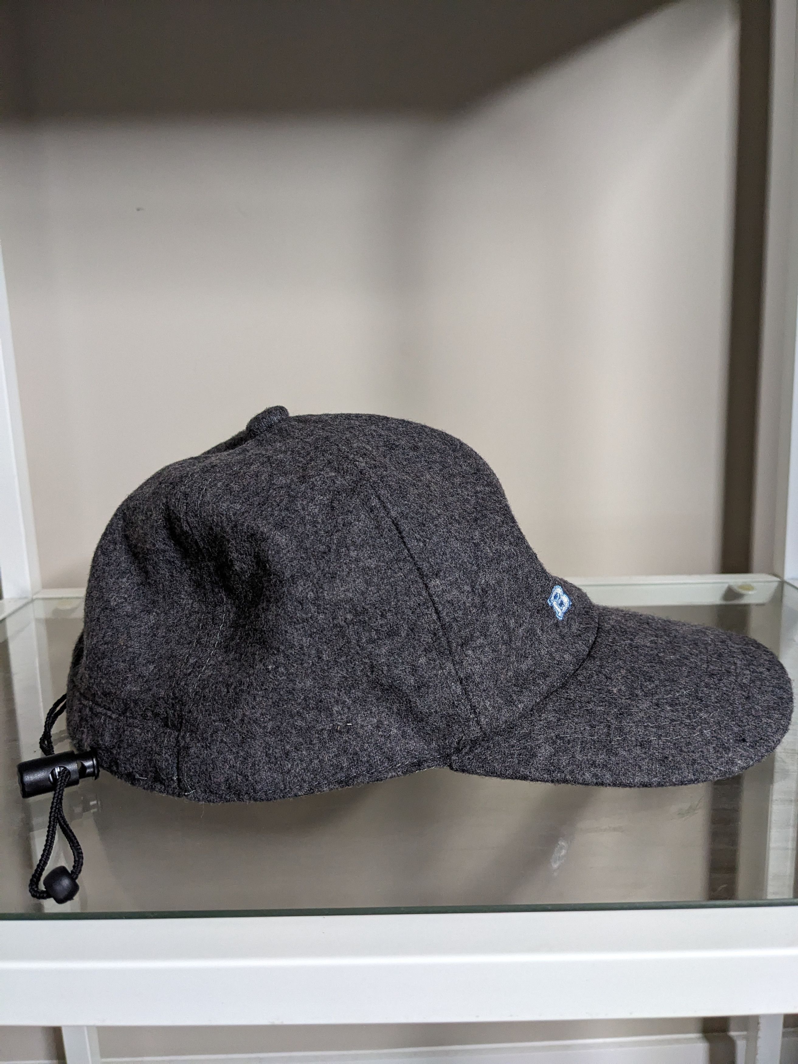 B.U.M Equipment VINTAGE BUM Equipment Gray Wool Script Hat Toggle Closure Size ONE SIZE - 4 Thumbnail