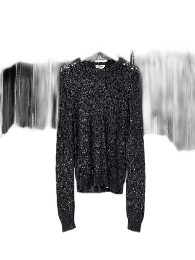 Saint Laurent Paris Slp镂空长袖 sweater size S-2507 Size US S / EU 44-46 / 1 - 7 Thumbnail