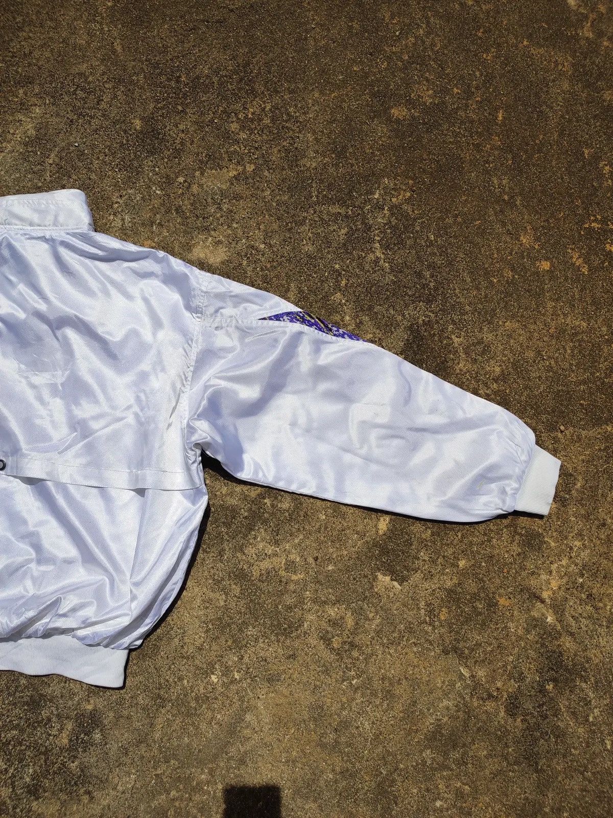 Converse Vintage Converse Satin Bomber Jacket - Patterned Collar Size US XL / EU 56 / 4 - 11 Thumbnail