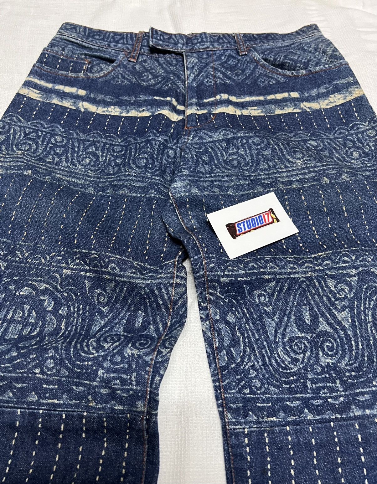 Jean Paul Gaultier 🔥HOT DROPS🔥JEAN PAUL GAULTIER DENIM FULLPRINT Size US 32 / EU 48 - 11 Thumbnail