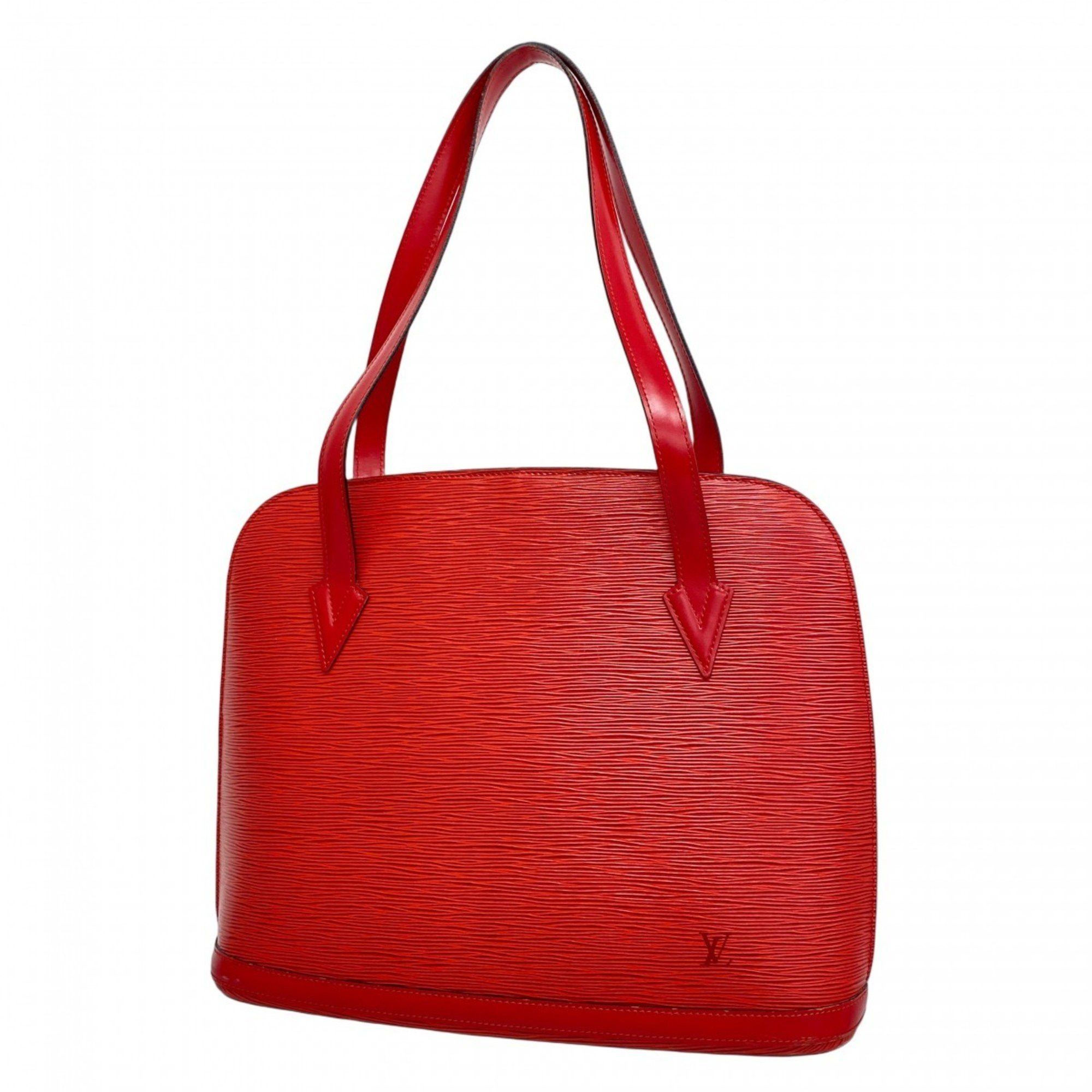 Louis Vuitton Shoulder Bag Epi Rucksack M52287 Castilian Red Women's