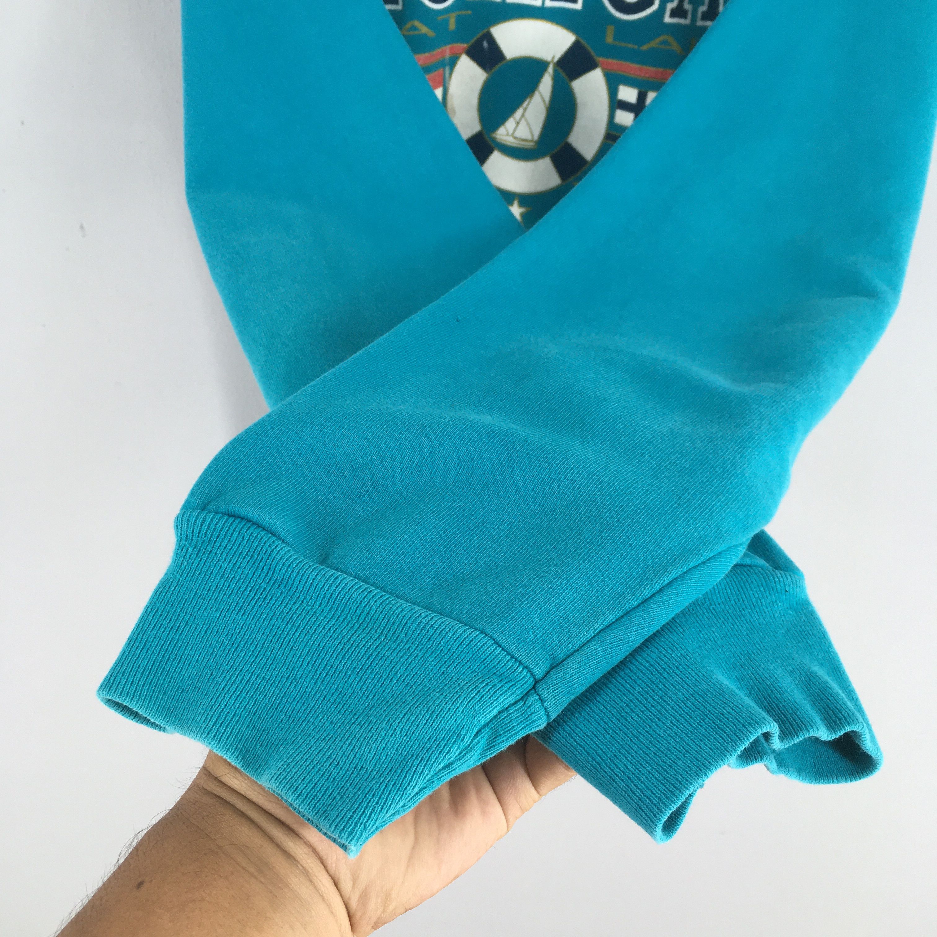 Vintage Vintage 90s Michigan Great Lakes Green Sweatshirt XLarge Size US XL / EU 56 / 4 - 5 Thumbnail