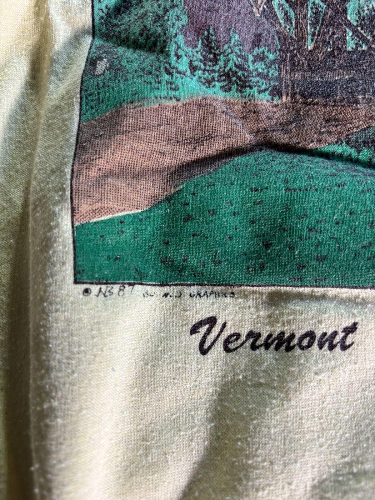 Jerzees Vintage 1987 Jerzees USA Vermont Tee Size US XL / EU 56 / 4 - 5 Thumbnail