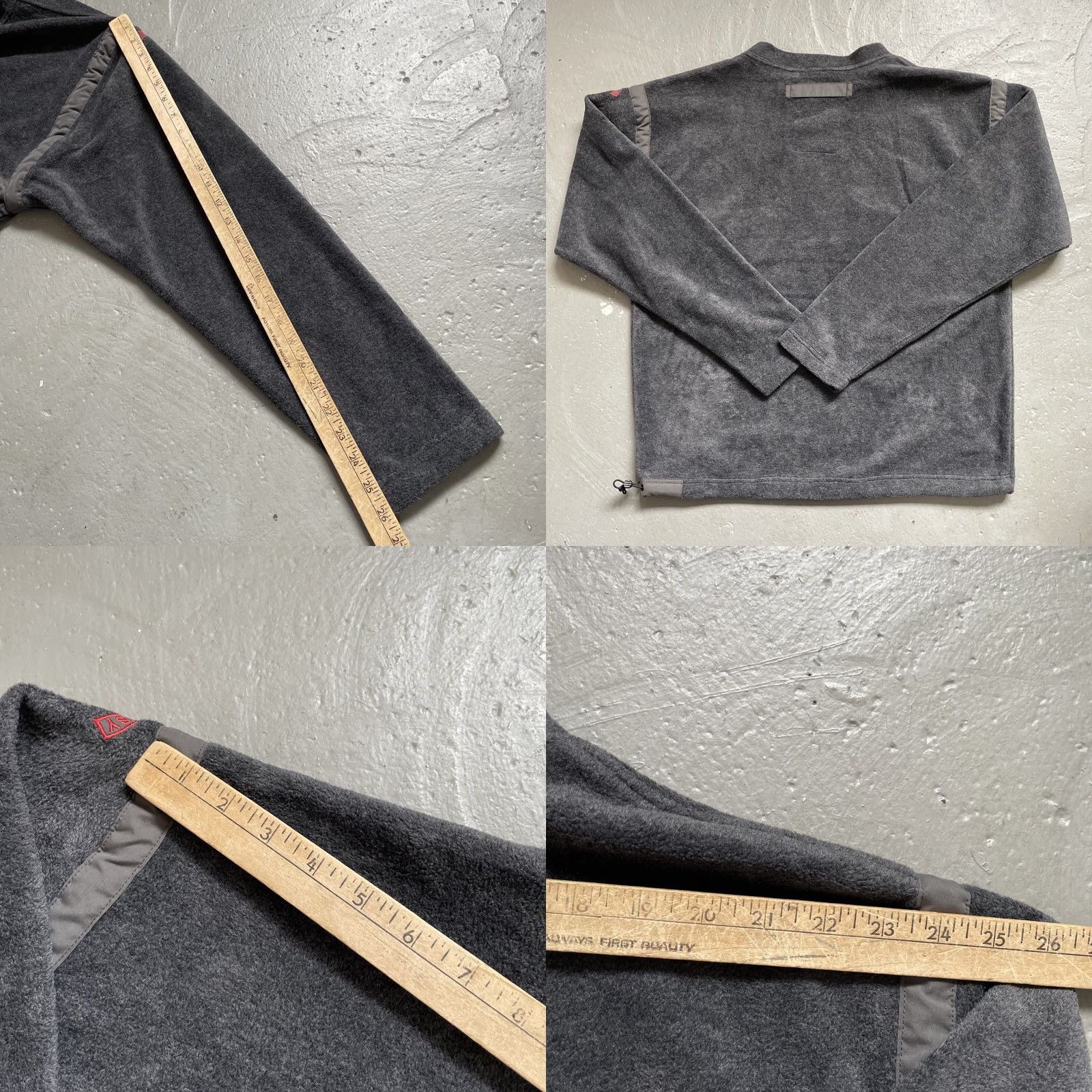 Vintage VINTAGE Stussy Fleece Pullover Crewneck Sweatshirt L Gray 1990s-2000s Skateboarding Hip Hop USA 90s Streetwear Mens Womens Size US L / EU 52-54 / 3 - 8 Thumbnail