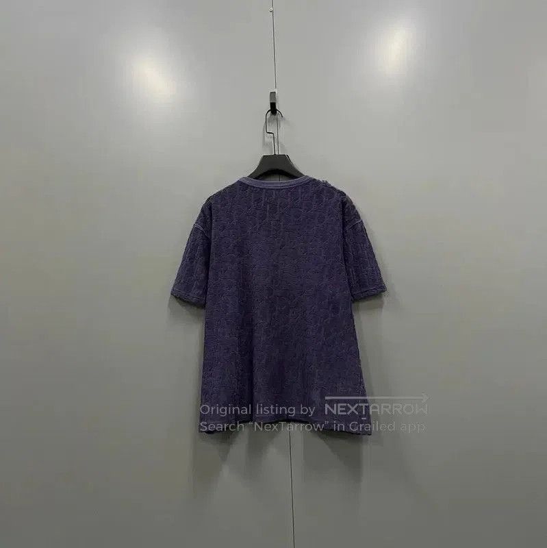 Dior Dior Purple Logo Cotton Short Sleeve T-Shirt . Size US XL / EU 56 / 4 - 3 Thumbnail