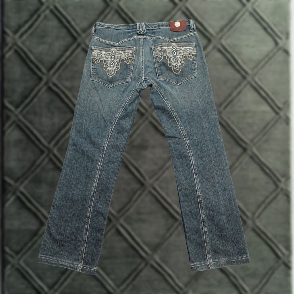 Denime VINTAGE ANTIK Denim Jeans Womens Size 32 Blue Y2K Baggy Fit Size 24" / US 00 / IT 34 - 1 Thumbnail