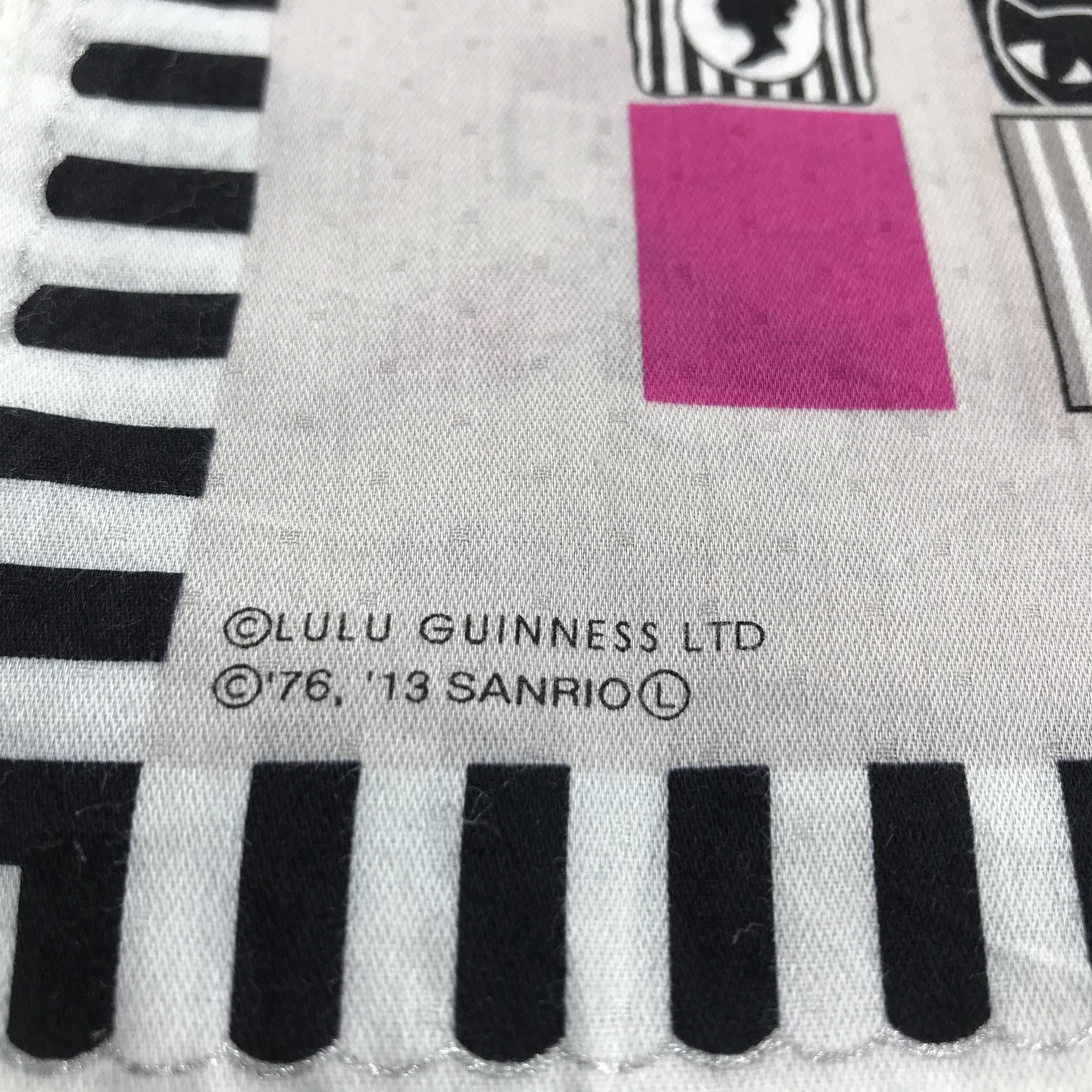 Japanese Brand Hello Kitty X Lulu Guinness Handkerchief Bandana H1136 Size ONE SIZE - 5 Thumbnail