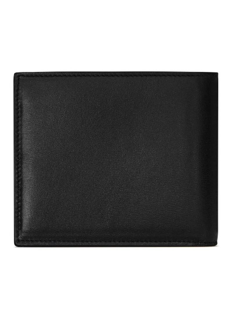Saint Laurent Paris SAINT LAURENT Tiny Cassandre Black Leather Wallet Size ONE SIZE - 2 Thumbnail