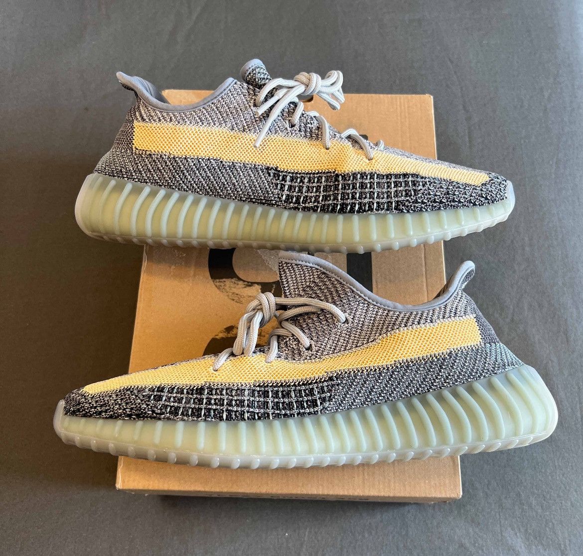 image of Adidas Yeezy Boost 350 V2 Ash Blue Size 11 Gy7657 Shoes, Men's