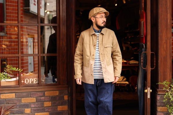 Nigel Cabourn RARE🔥SS20 UTILITY SHIRT JACKET DENIM KHAKI SIZE 44 Size US S / EU 44-46 / 1 - 8 Thumbnail