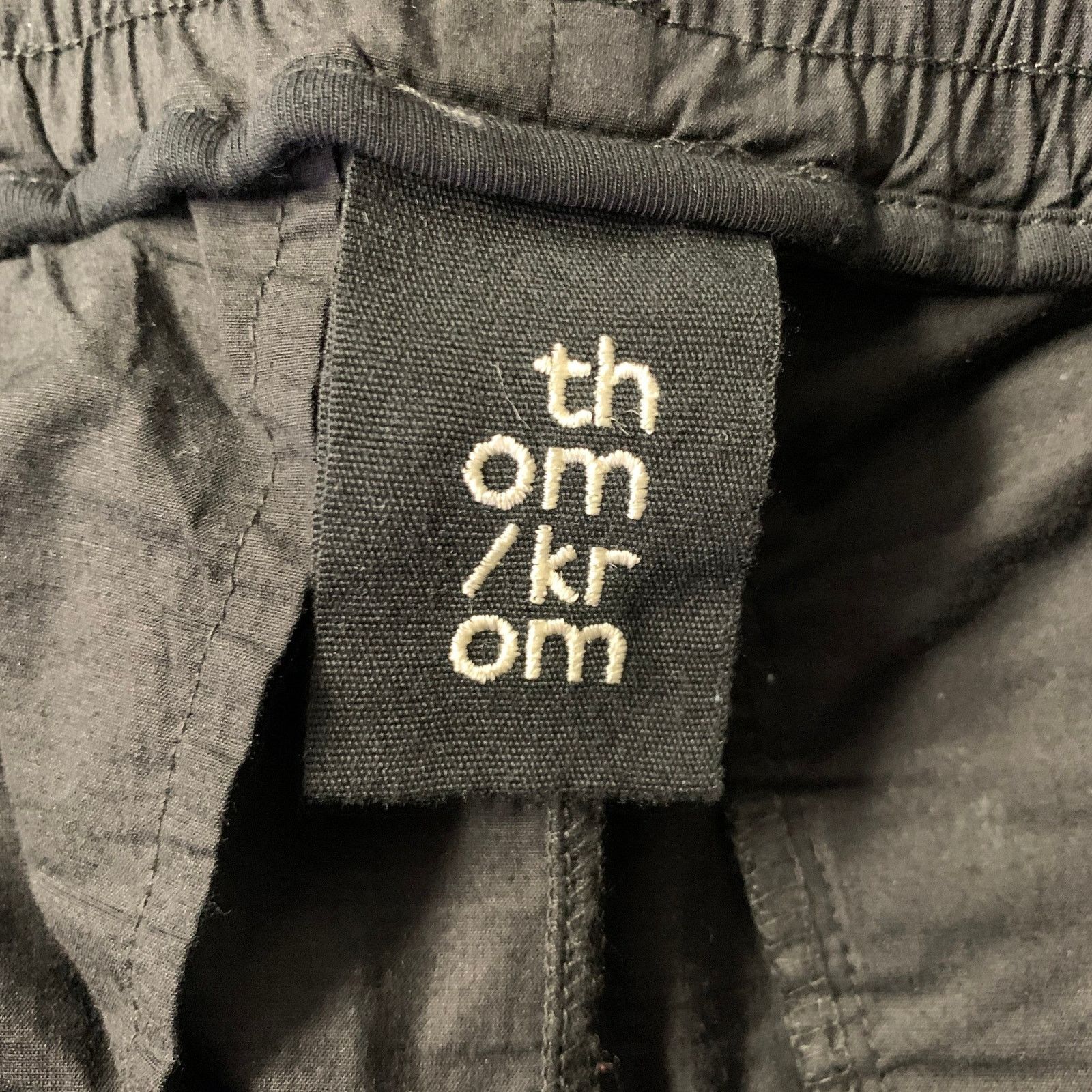 Thom Krom THOM KROM Size S Black Cotton Blend Joggers Casual Pants Size US 30 / EU 46 - 4 Thumbnail