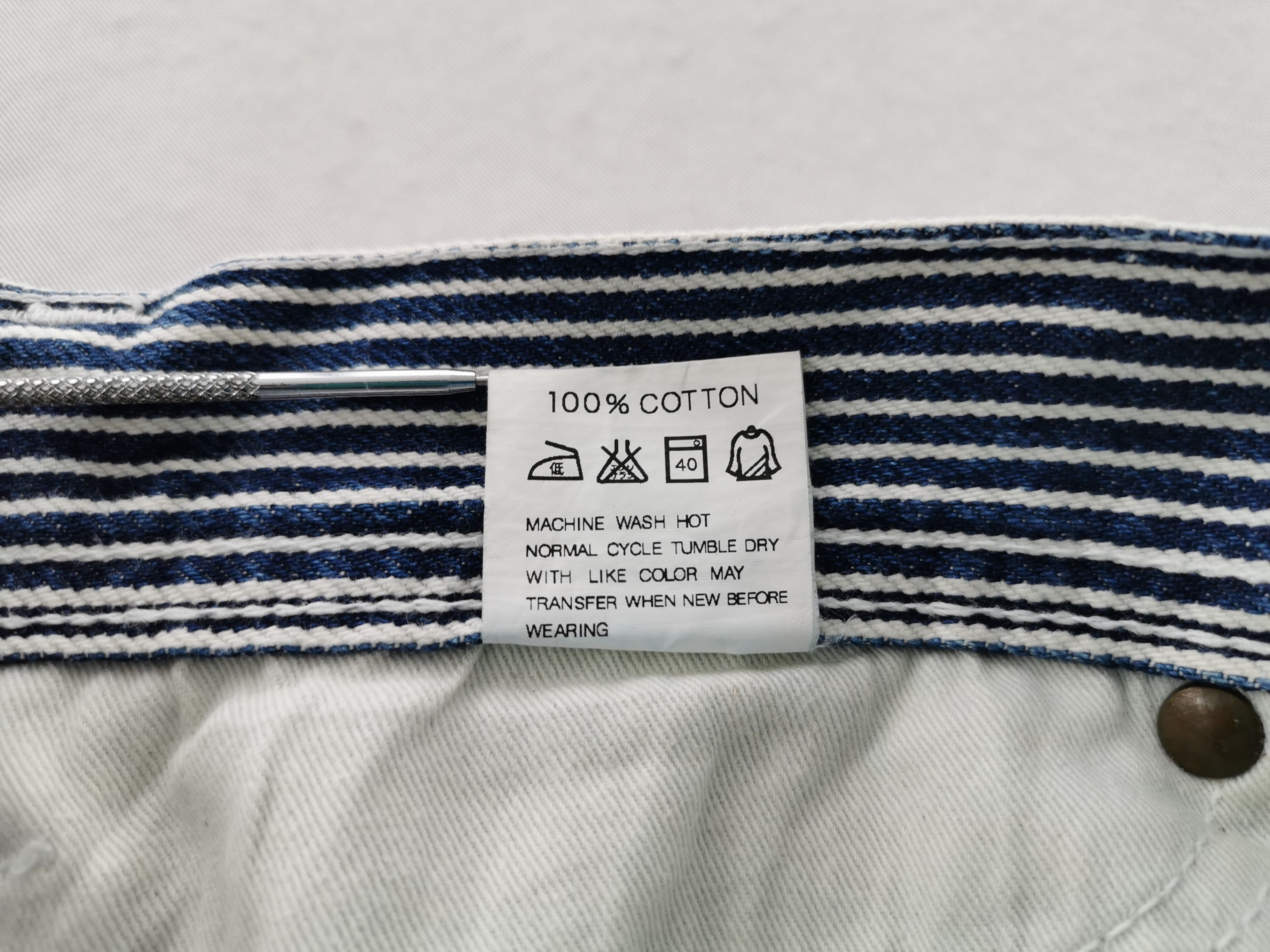 Vintage Blue Port Hickory Japenese Denim Made In Japan Size 38/36x33 Size US 38 / EU 54 - 10 Thumbnail