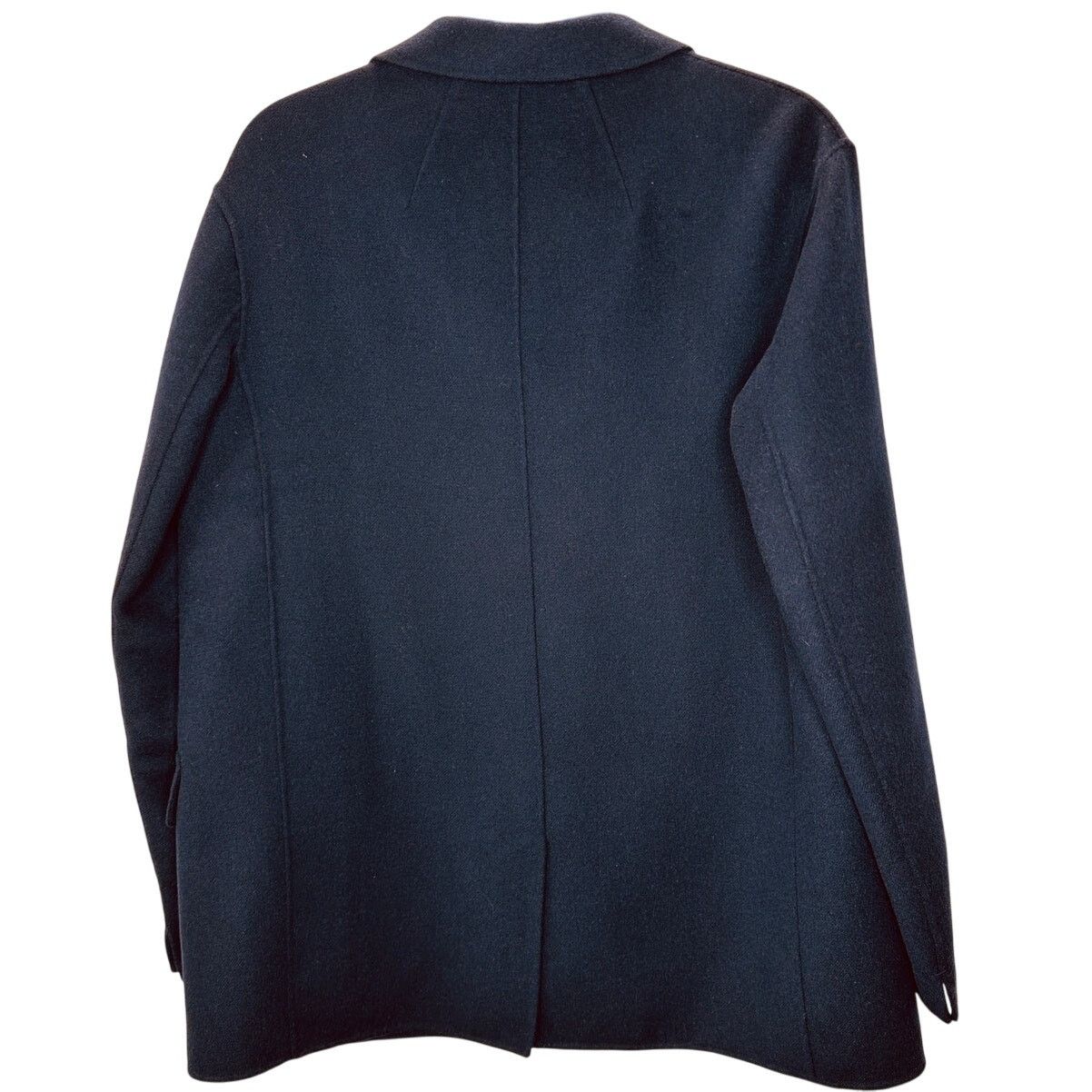 Max Mara S MaxMara Cucio Amano Navy Angora Wool 3-Button Blazer 12 Size XL / US 12-14 / IT 48-50 - 11 Thumbnail