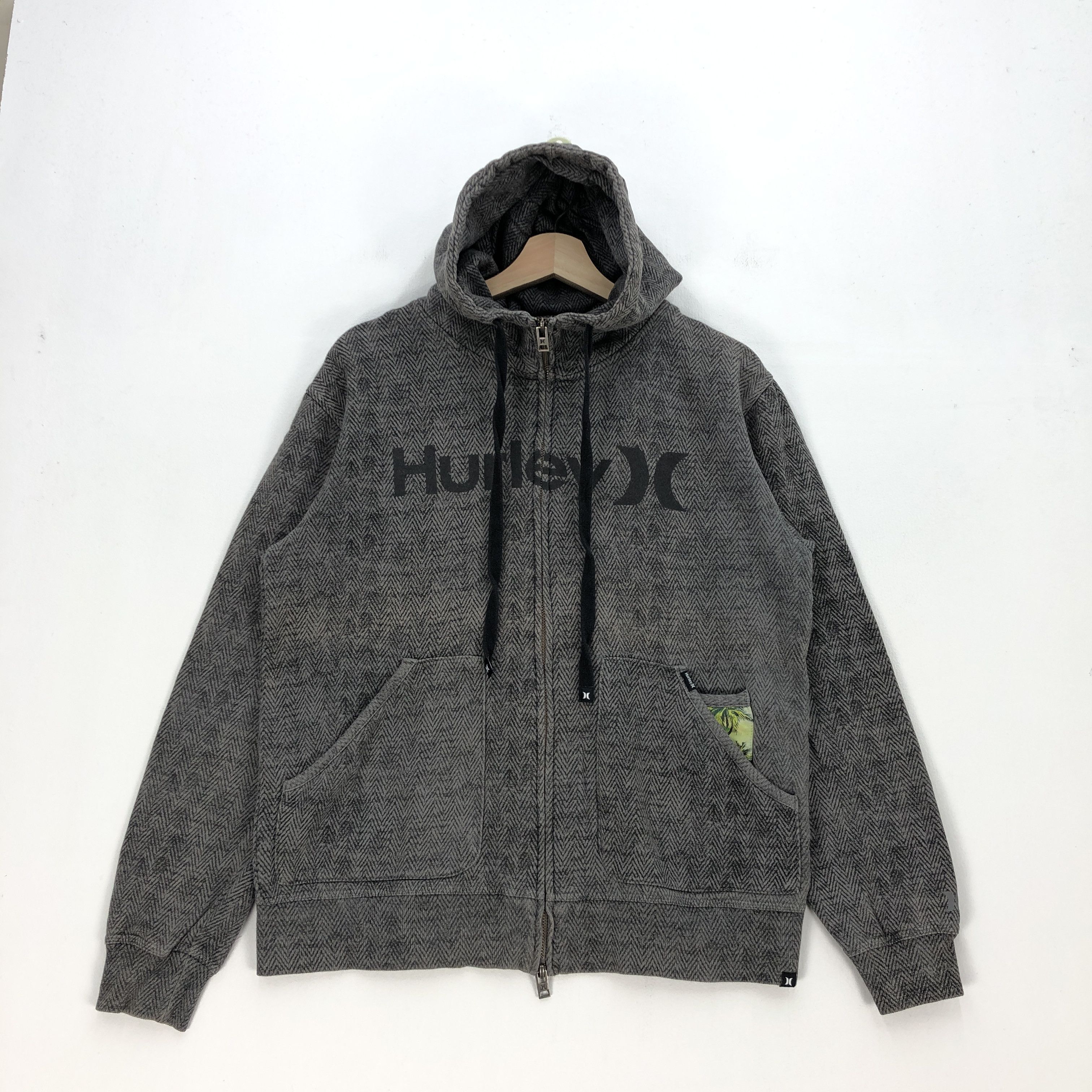 Hurley Vintage Hurley Hoodie Sweatshirt Hurley Zipper Sweater Size US M / EU 48-50 / 2 - 2 Thumbnail