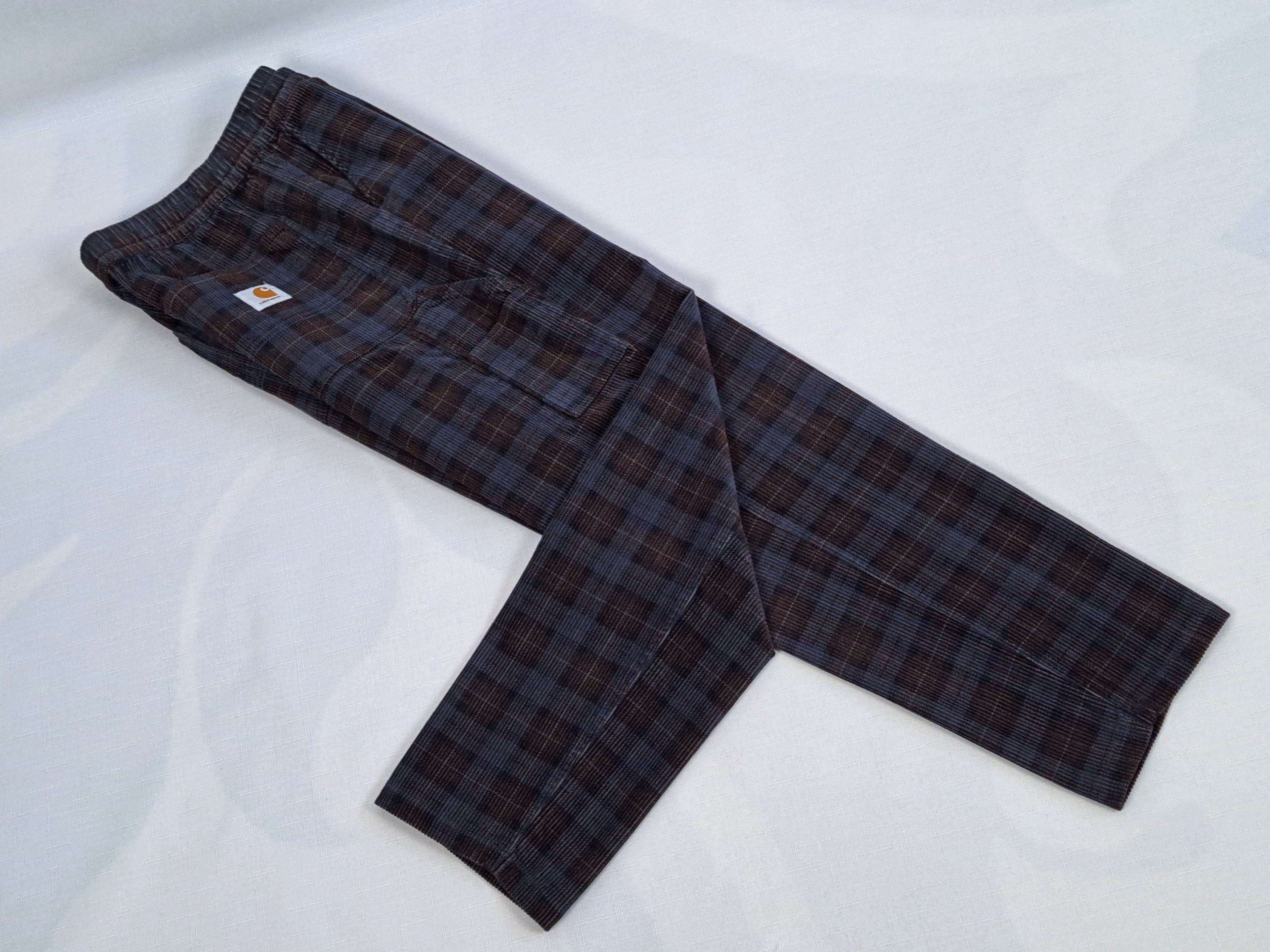 Carhartt Carhartt WIP Flint Pant breck check print/tobacco. Size M Size US 31 - 10 Thumbnail