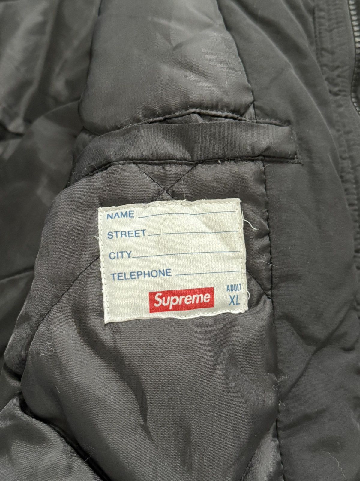 Supreme SUPREME PINSTRIPE PANEL SPORTS PARKA Size US XL / EU 56 / 4 - 7 Thumbnail