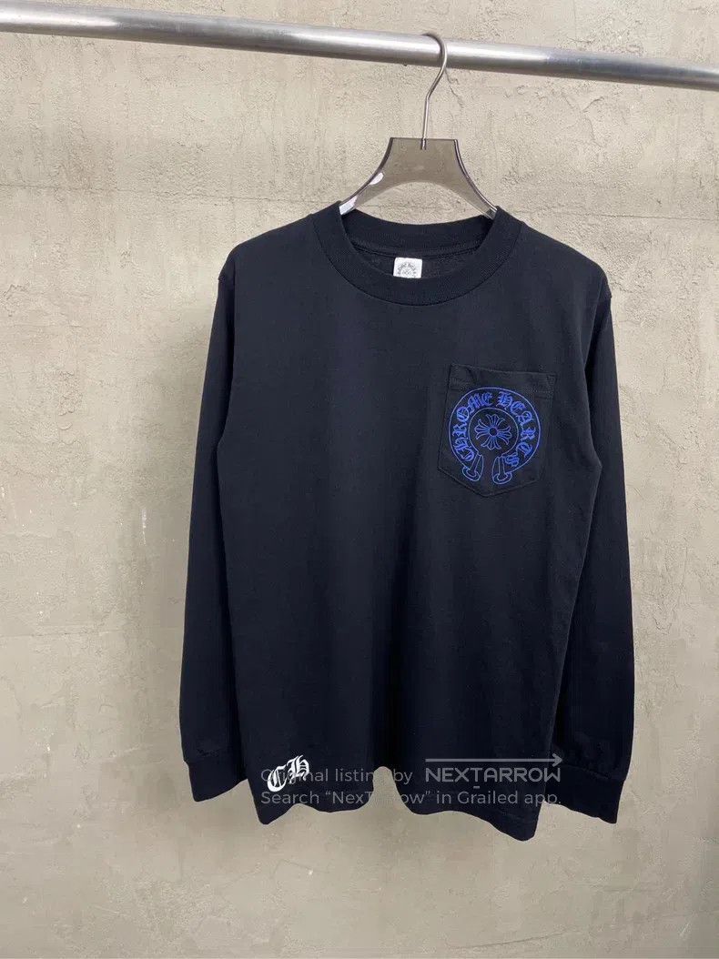 Chrome Hearts CHROME HEARTS Size S Blue horseshoe vine cross long sleeve Size US S / EU 44-46 / 1 - 1 Thumbnail