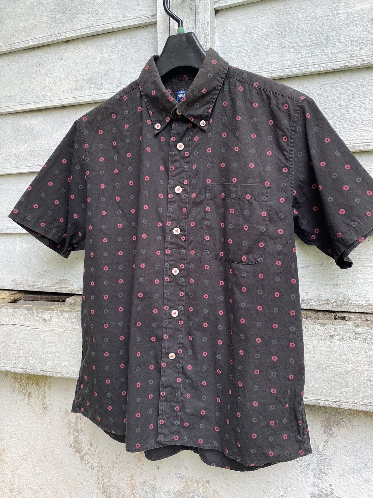 Sugar Cane × Toyo Enterprises Vintage Sugar Cane Polka Dot Button Up Shirt Size US S / EU 44-46 / 1 - 2 Thumbnail