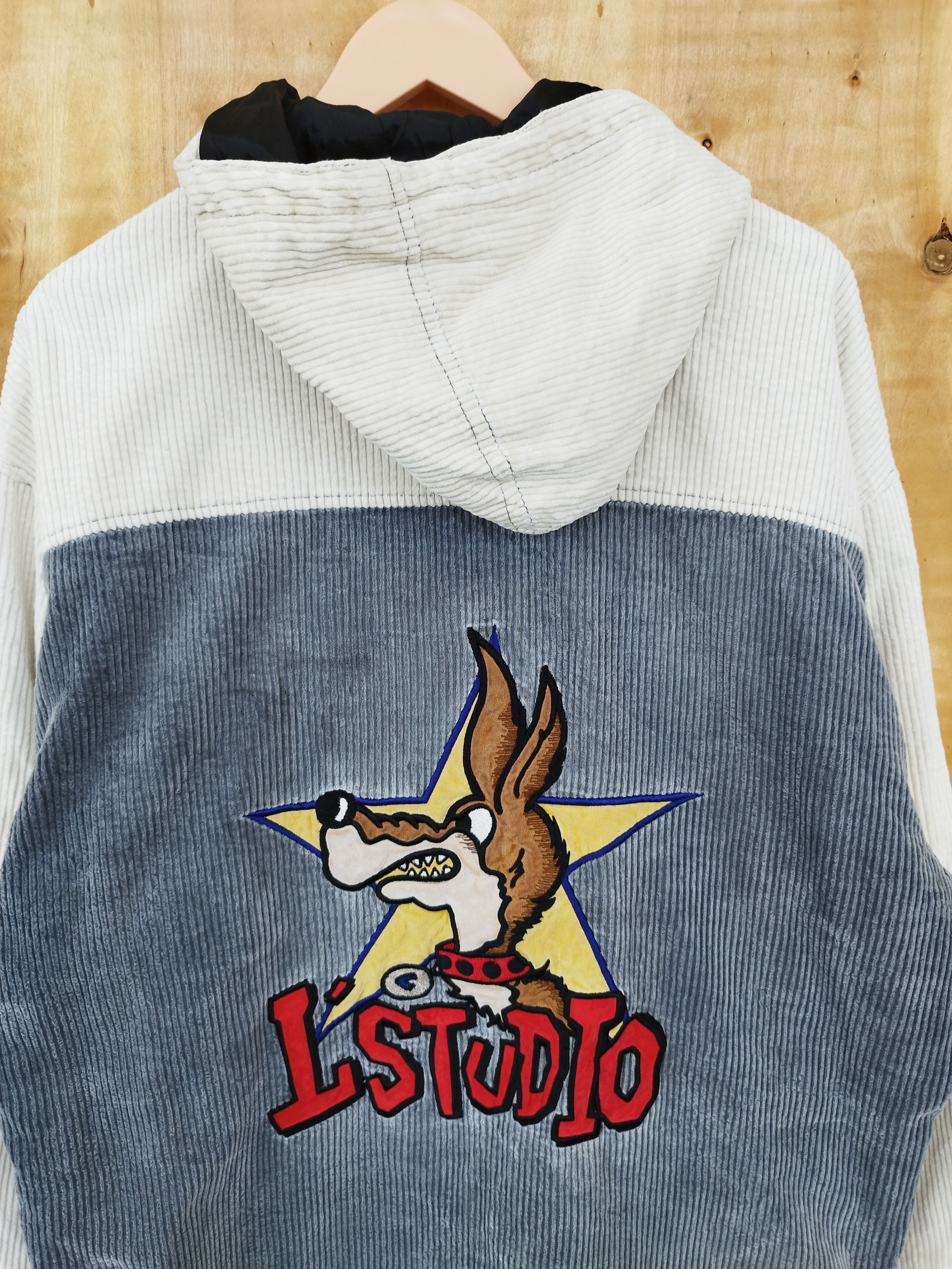 L studios jacket corduroy cartoon