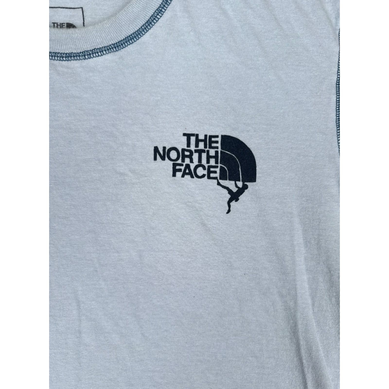 The North Face VINTAGE? No, it's not vintage. The North Face Shirt Men Large Blue 100% Cotton Short Sleeve Crew Neck Size US L / EU 52-54 / 3 - 6 Thumbnail