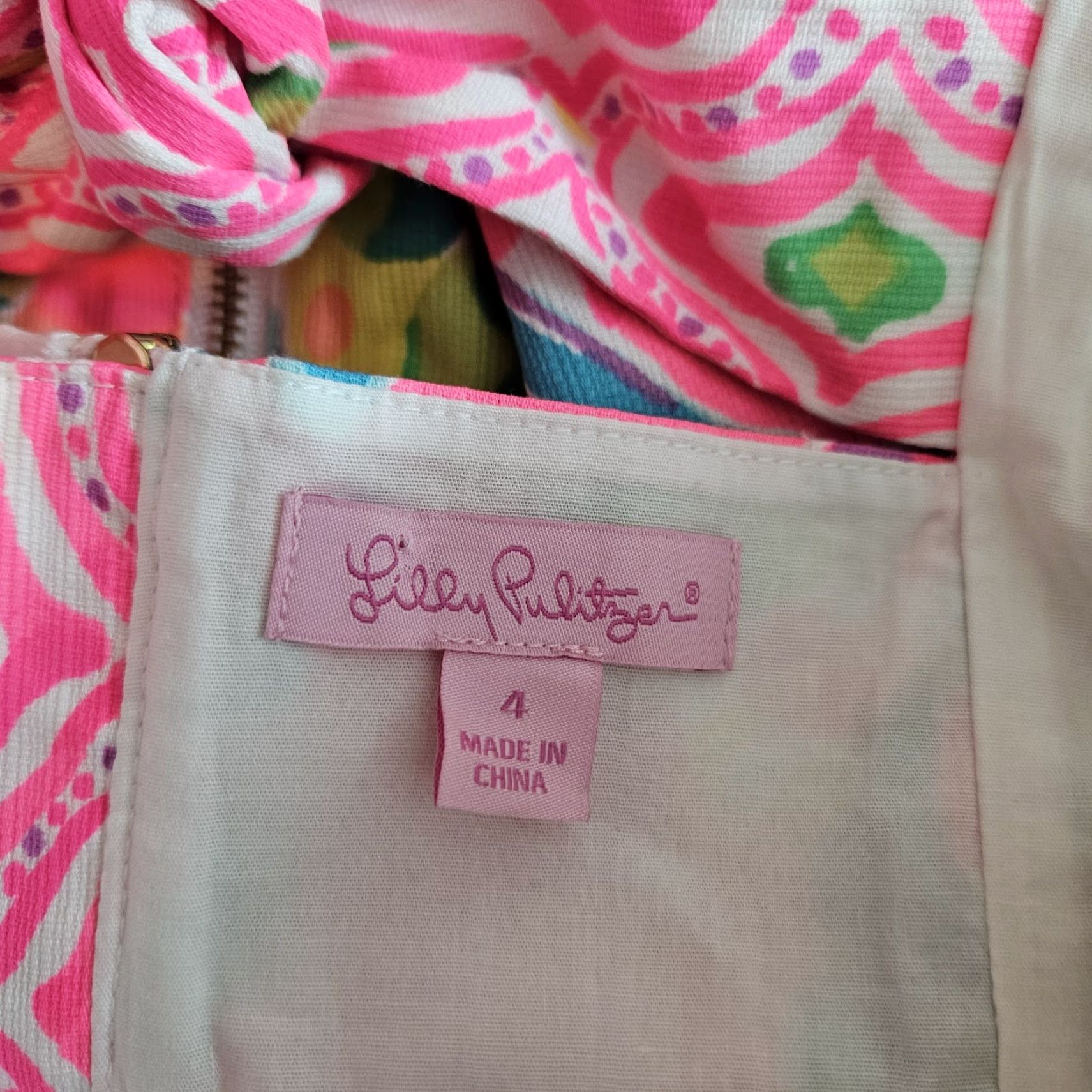 Lilly Pulitzer VINTAGE Lilly Pulitzer Womens Shelli Dress Sz 4 Pink Shell Mini Dress Womens 4 Lilly Pulitzer Girls? Size S / US 4 / IT 40 - 5 Thumbnail