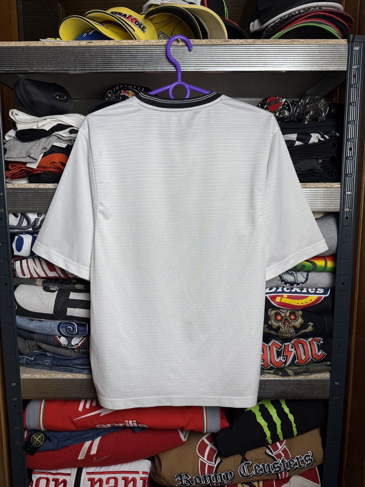 Nike × Vintage Vintage Nike Team Central Logo Jersey Tee Size US M / EU 48-50 / 2 - 4 Thumbnail
